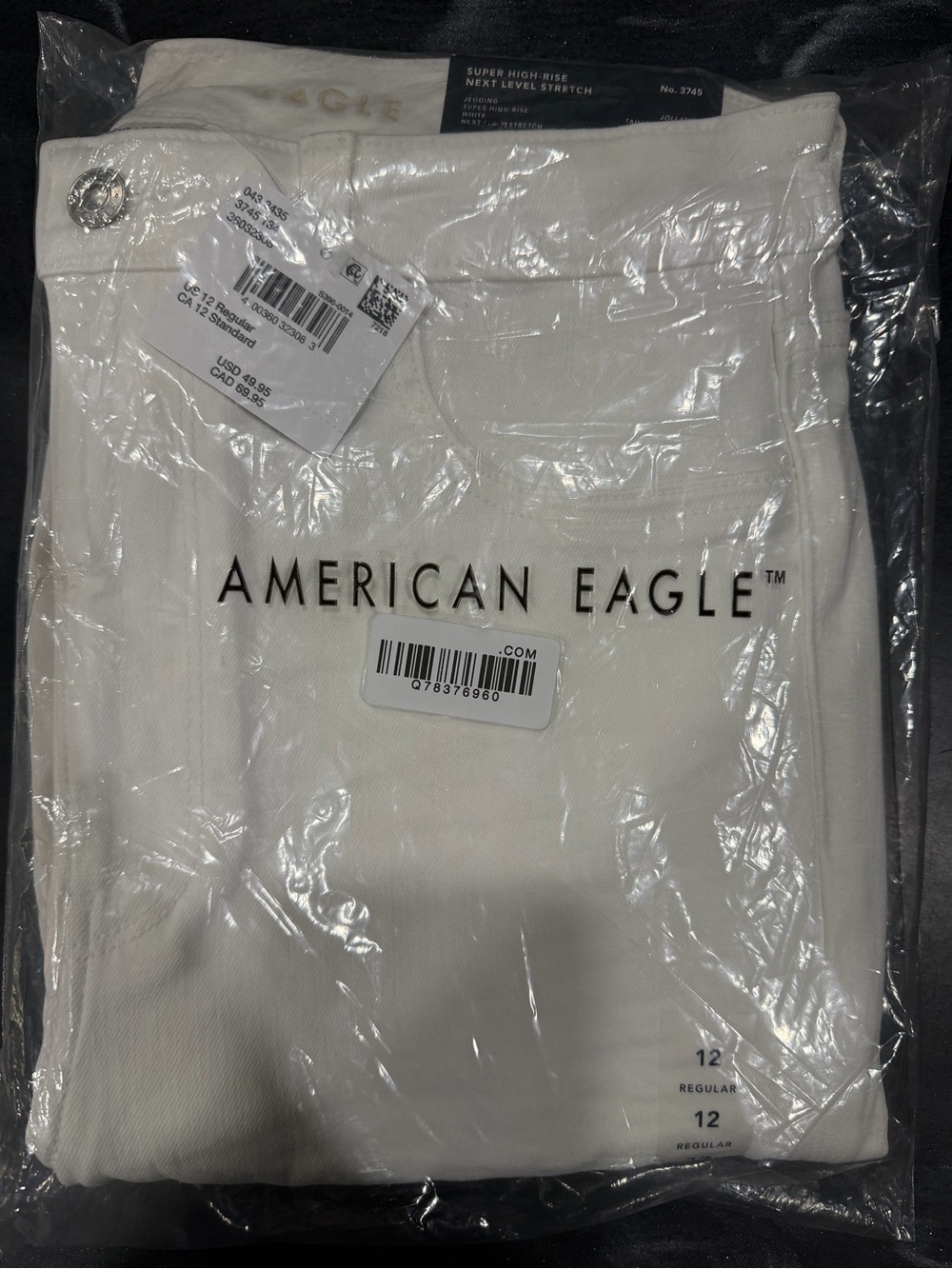 American Eagle Outfitters Women’s White Skinny Jeans